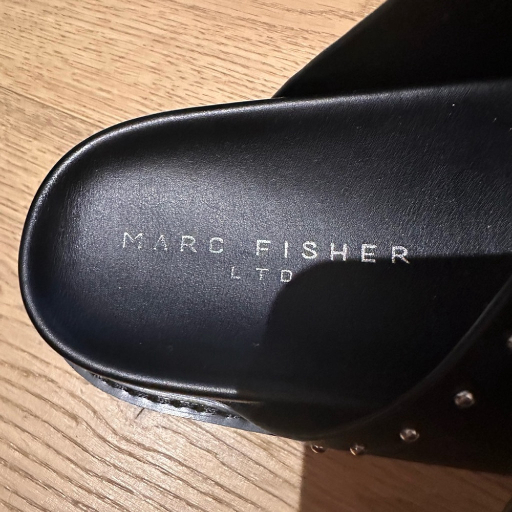 Marc Fisher LTD Women's Agusta Sandal leather lug sole thick straps Sz 7.5 NEW - Picture 7 of 12